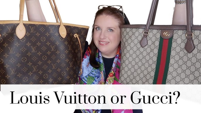 LV Neverfull GM & Gucci Ophidia Tote Comparison! What Fits! 