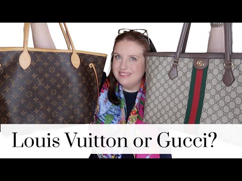 THE BEST DESIGNER TOTE? GUCCI OR LOUIS VUITTON? COMPARISON 