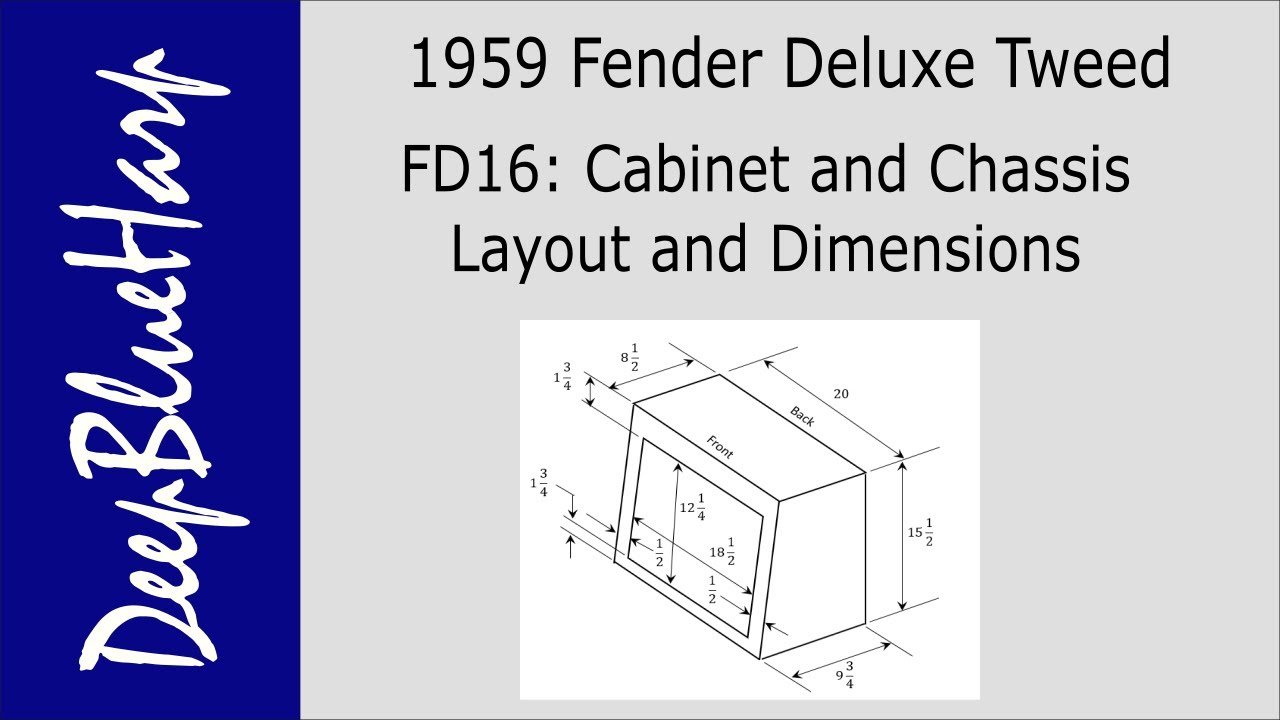 Fd16 1959 Fender Deluxe Tweed Layout