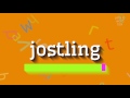 How to say "jostling"! (High Quality Voices)