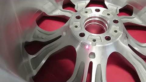 Automobile hub laser engraving-3D Laser Engraving Machine