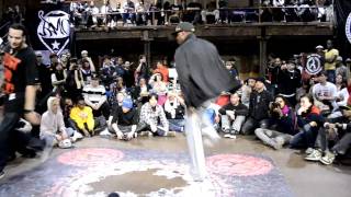 Juste Debout NY 2011 Final Top Rock Battle: SamO vs Nemesis