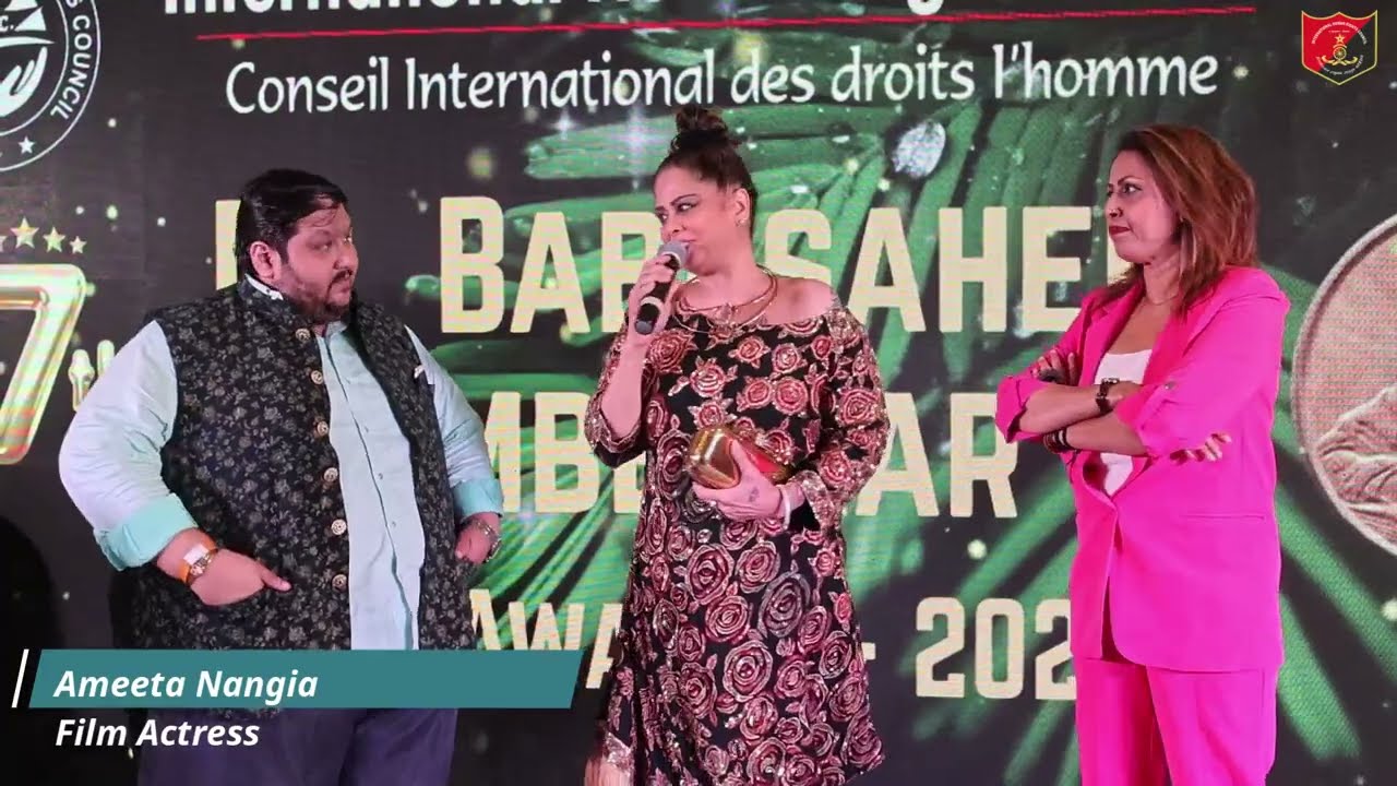 Ameeta Nangia Film Actress reciprocate token of thanks