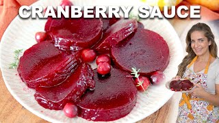 Jellied Cranberry Sauce - Easy Recipe - Better Than Store Bought!
