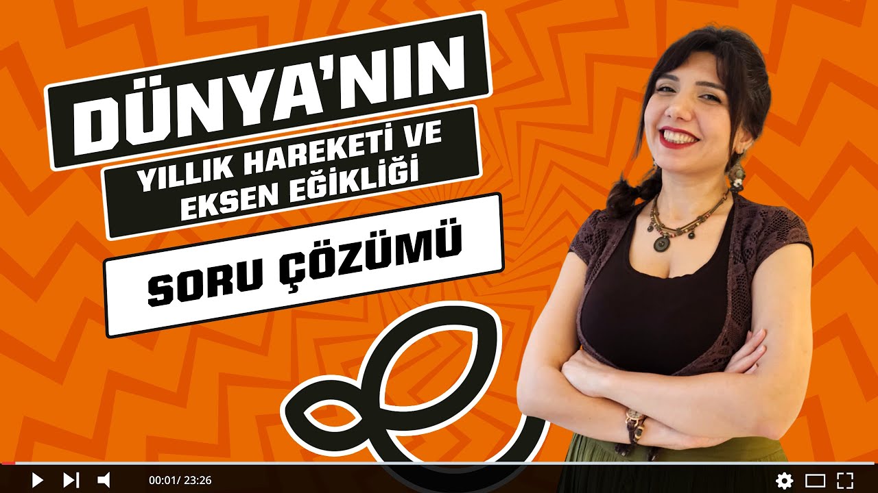 Dünya’nın Yıllık Hareketi ve Eksen Eğikliği Soru Çözümü | TYT Coğrafya Taktikleri | YKS Hazırlık