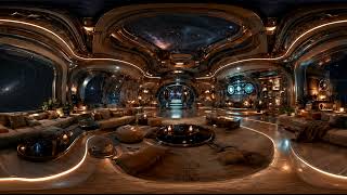 The Ultimate Space Relaxation Room | 4K Sci-Fi Ambience for Sleep, Study and Chill