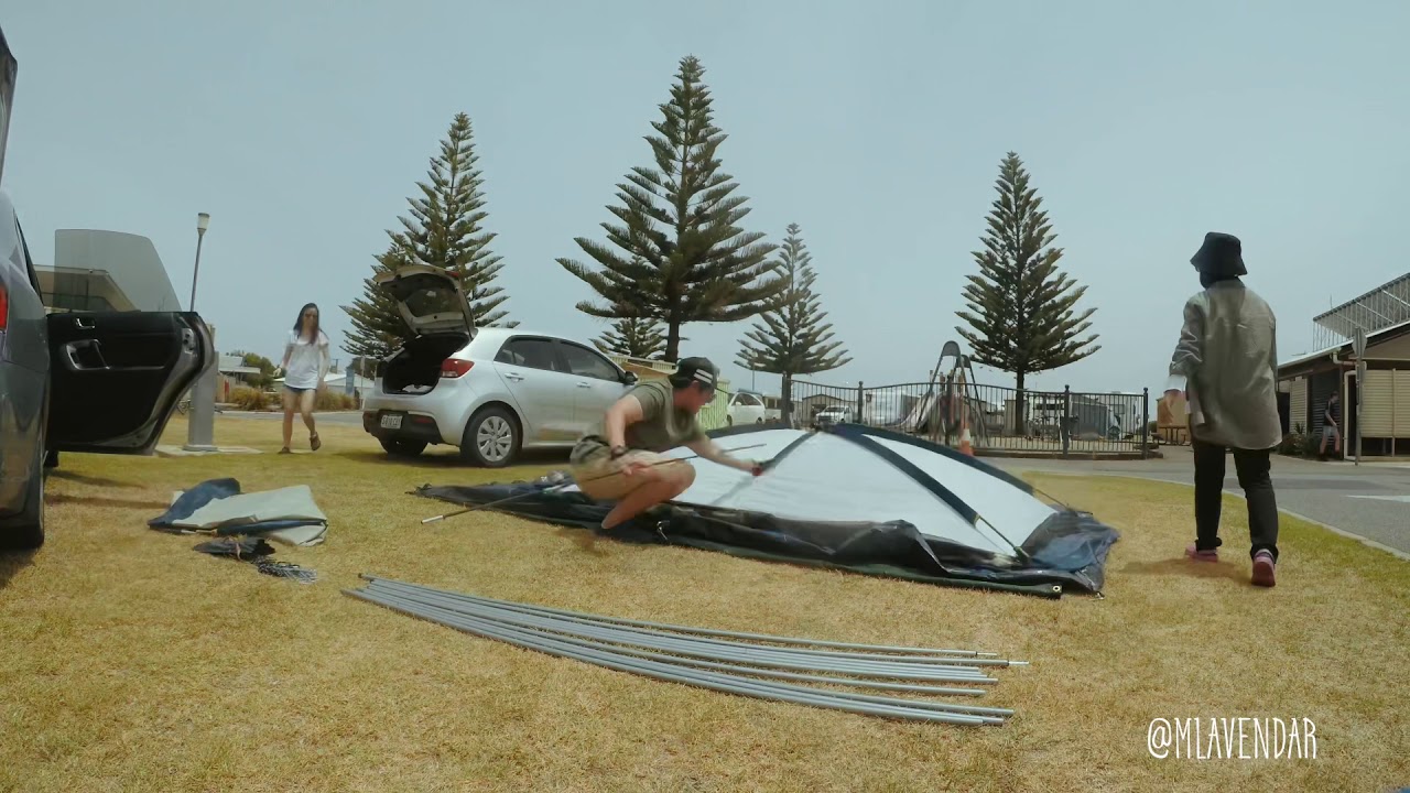 Oztrail Hightower Mansion 8p tent - YouTube