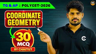Polycet Exam Preparation 2026 🔥🔥 | Coordinate Geometry | 30 MCQ by chaitu7 | chaitu7 