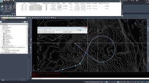 Introduction to Civil 3D Part 22 - Editing Alignments with Grips and the Geometry Tools