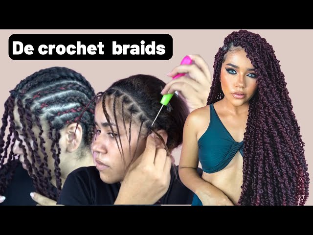 Passion twist no método de crochet braids 