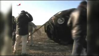 Raw Video: Successful landing for Soyuz capsule