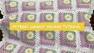 How to Crochet a Mitered Granny Square | Tutorial