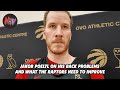 Jakob Poeltl on his ongoing back issues, and what the Raptors need to improve