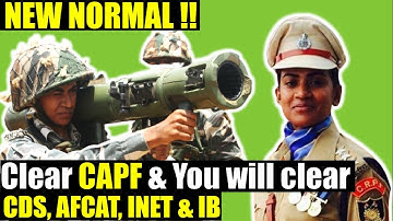If you will clear CAPF 2021, You will also CLEAR CDS, AFCAT, INET  & SSB too | Divya Gupta |