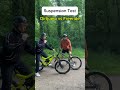 Suspension Test Freeride Bike vs Dirtjump #shorts