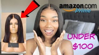OMG!!! Amazon Prime DAY Human Hair Wig UNDER $100 + How-To | Twingodesses screenshot 1