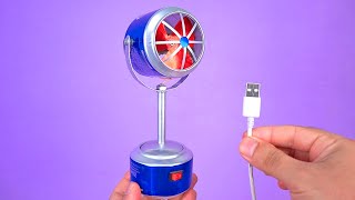 Make Amazing Mini Usb Fan Using Soda Cans