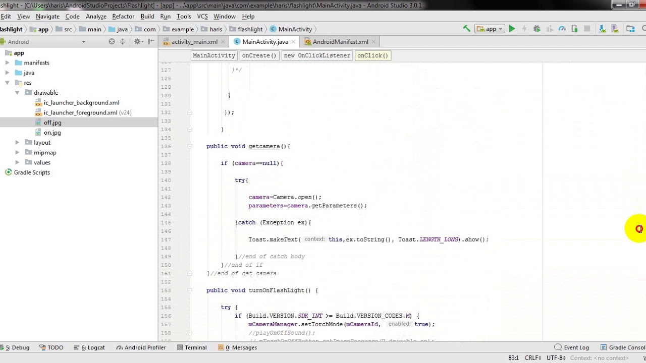 Flashlight Bar Code Flashlight code - YouTube