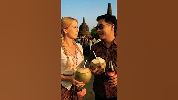 Thumbnail of Akhirnya ayang datang juga #ai #indonesia #borobudur #temple #shorts #aiart #love #romantic #music