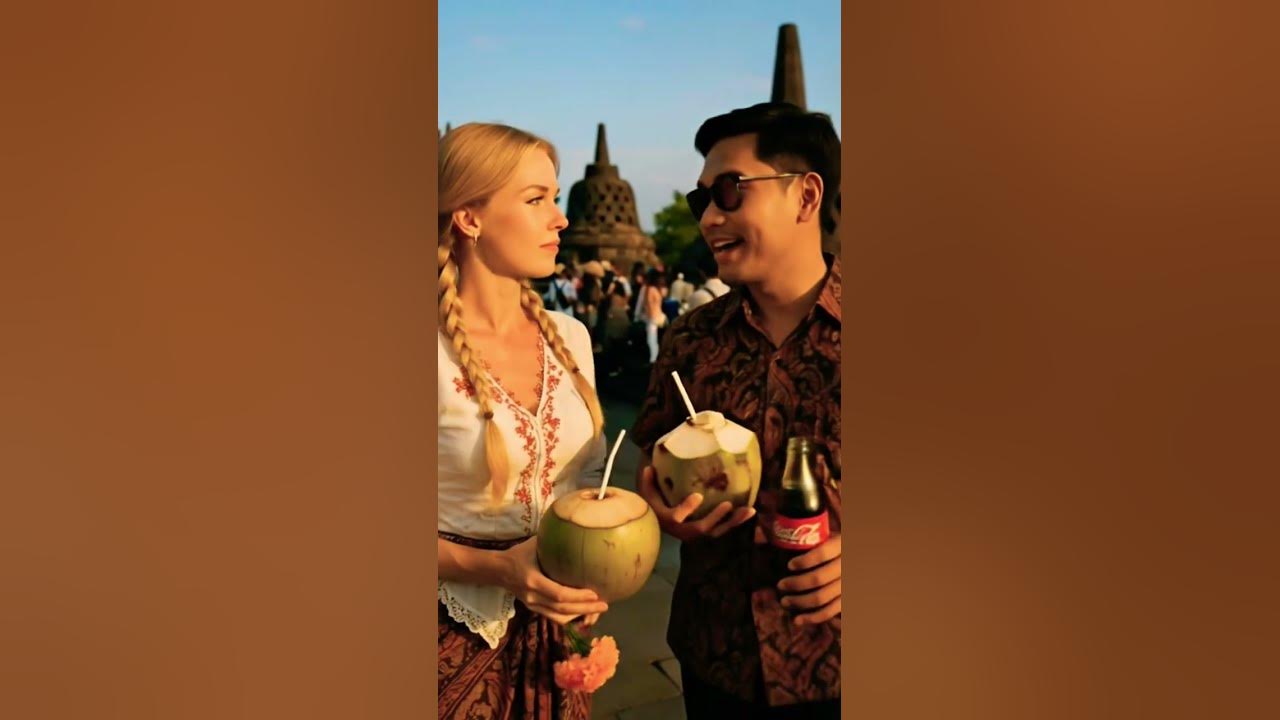 Akhirnya ayang datang juga #ai #indonesia #borobudur #temple #shorts #aiart #love #romantic #music