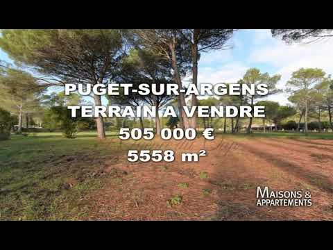 PUGET-SUR-ARGENS - TERRAIN A VENDRE - 505 000 € - 5558 m²