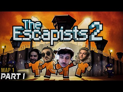 BU GECE KAÇIYORUZ The Escapists 2 #1 /Ebonivon, Ali, Mafik