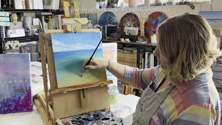 Acrylic Ocean - 7 Stages, Paint With Me - 