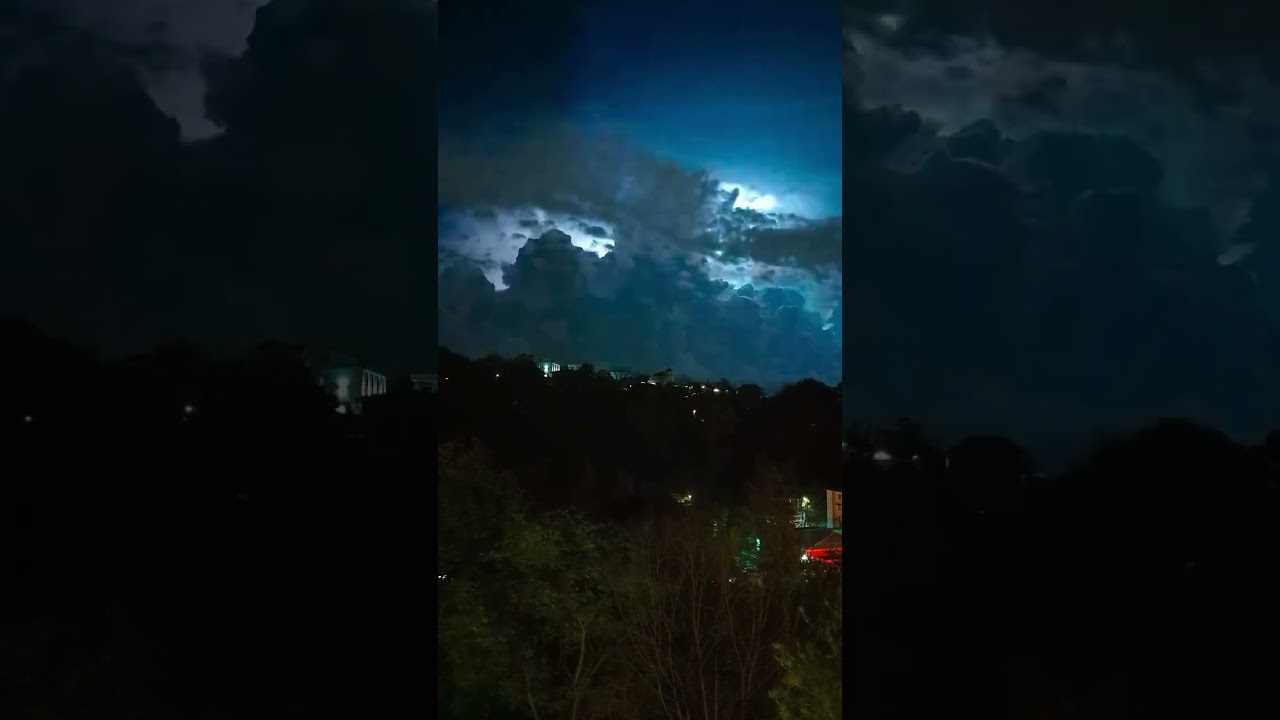 Движение грозы над Сочи 😮Видео srs93sochi