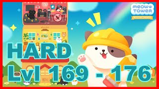 [HARD] Walkthrough Level 169 - 176 (Palace Level) - Meow Tower: Nonogram Cute Cats