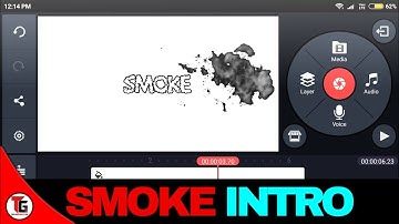 how to make smoke intro on android kinemaster