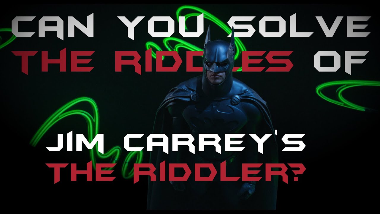 The Four Riddles of Batman Forever - YouTube
