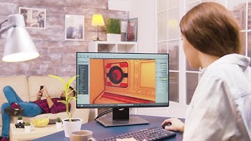 Female Game Developer Stock Video