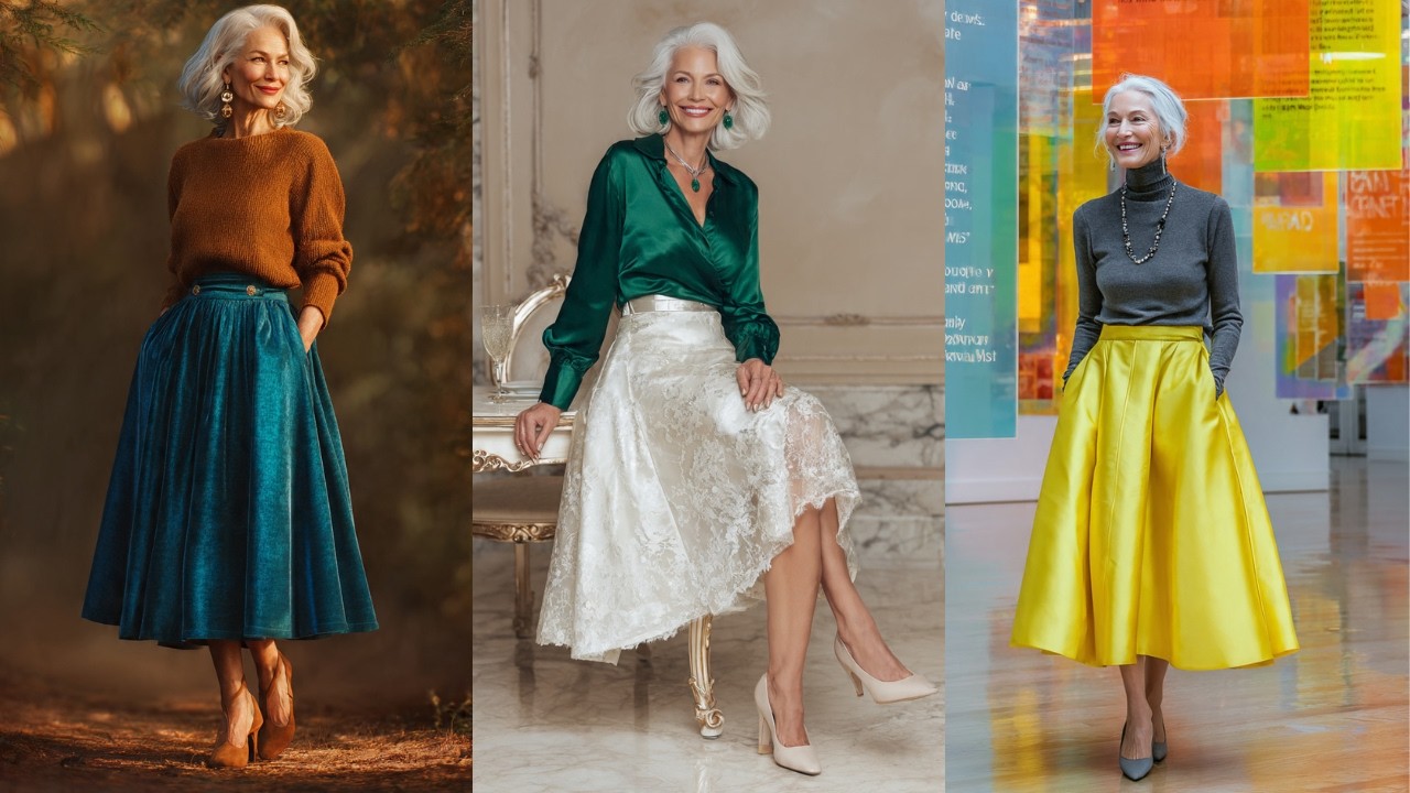 Timeless and Elegant Skirts for Women over 50