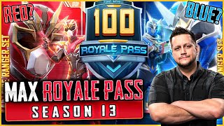 MAXED SEASON 13 ROYALE PASS - Red or Blue Ranger?