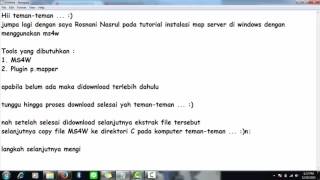 Instalasi MS4W
