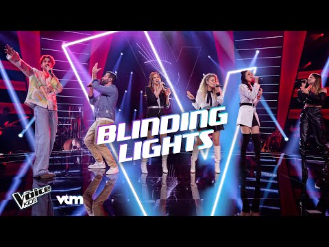 Laura Tesoro, Duncan Laurence, Metejoor en K3 - 'Blinding Lights' | The Voice Kids | VTM