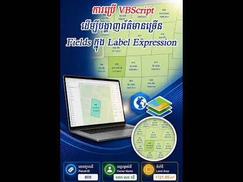 ការប្រើ VBScript ដើម្បីបង្ហាញព័ត៌មានច្រើន Fields ក្នុង Label Expression  ArcGIS Pro
