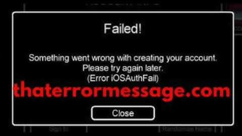 (Error iOSAuthFail) - Among Us