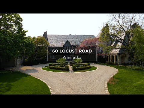 60 Locust Road, Winnetka, IL home video tour