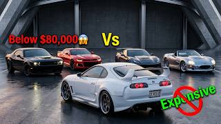 5 AMERICAN cars Cheaper & Faster Than toyota SUPRA Mk4!