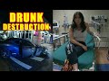 Drunk 21-Year-Old Hits Parked Cars, Buildings, and Benches