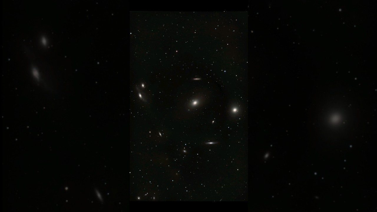 Markarians Chain of galaxies 3 hour exposure 