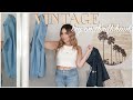 VINTAGE TRY ON THRIFT HAUL I FOUND ALL THIS VINTAGE FOR ZERO DOLLARS THE JO DEDES AESTHETIC