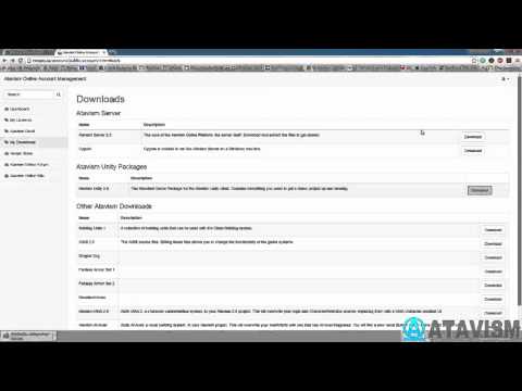Atavism Cloud Service Tutorial Setup