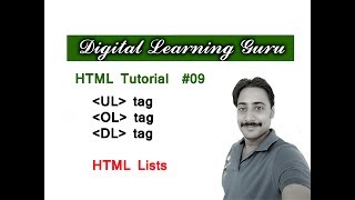 Learn HTML in Hindi #09 | How to create HTML list  || HTML list कैसे तैयार करें  | By Manjay Singh