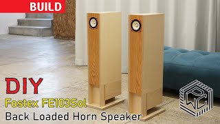 Fostex FE103Sol / 포스텍스 백로디드혼 스피커 제작 / Back Loaded Horn Speaker Build