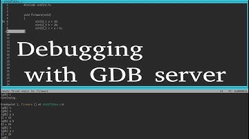 Debugging using remote GDB | STM32F103 microcontroller Blue Pill- Embedded System