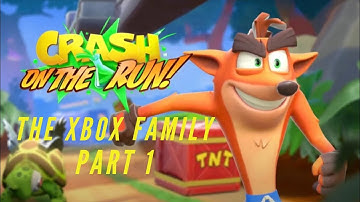 Crash Bandicoot On The Run - Defeating Nitro Crab #crashbandicoot #ontherun