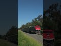 Metrolink 1661 and amtrak 566 meet with a phase 7 p42 leader