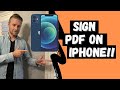 How to EASILY Sign a PDF on your iPhone | Adding a Digital Signature [Step by Step Guide]